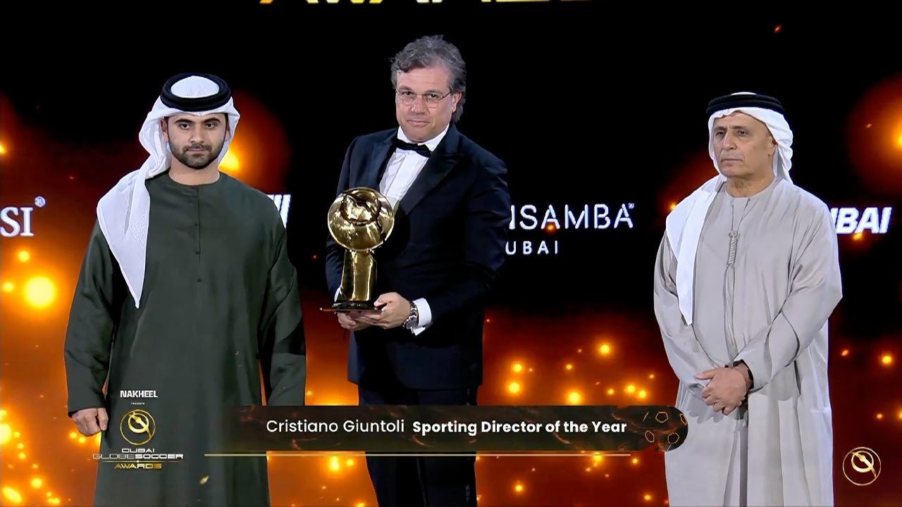 Cristiano Giuntoli awarded Best Sporting Director