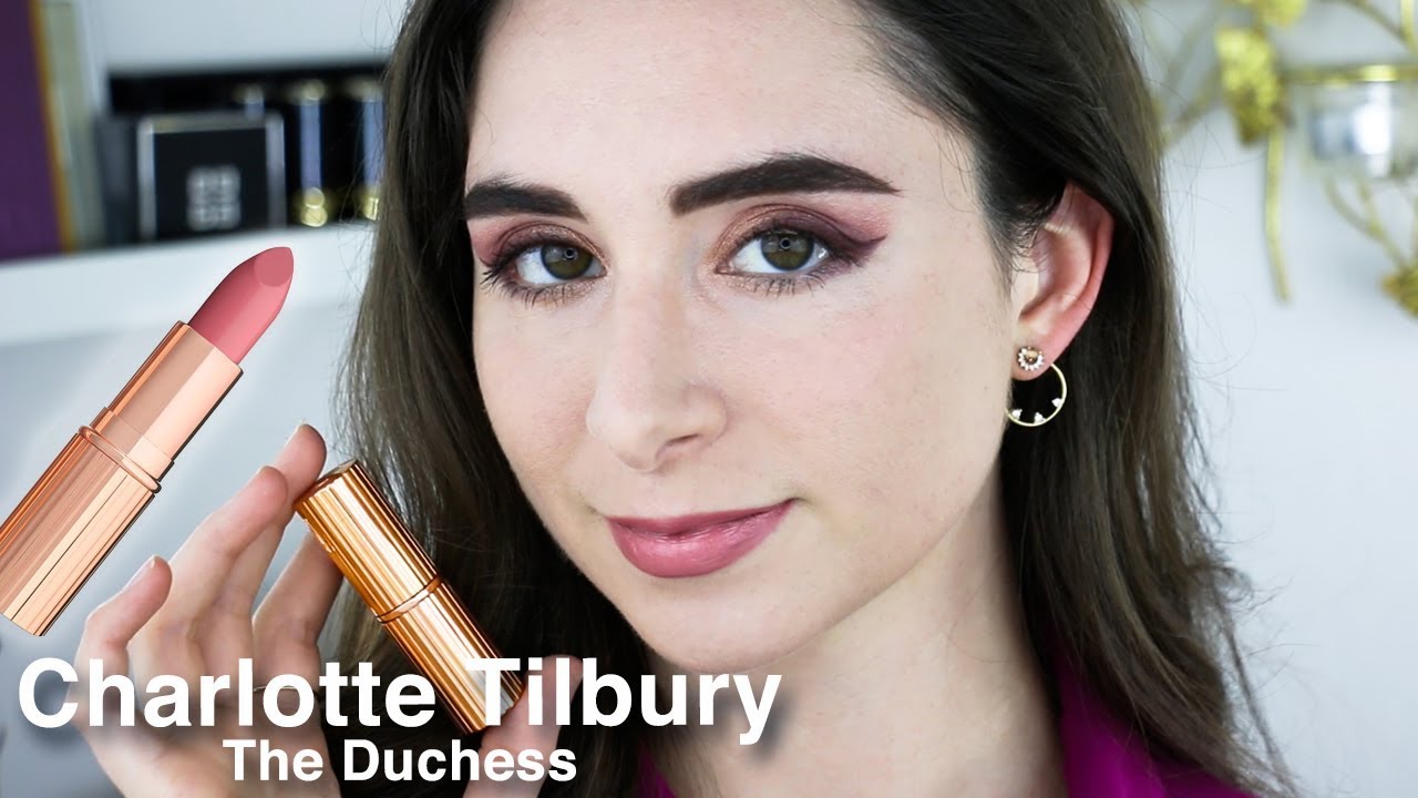 CHARLOTTE TILBURY Lipstick The Duchess 💄Review 🎉 GIVEAWAY!