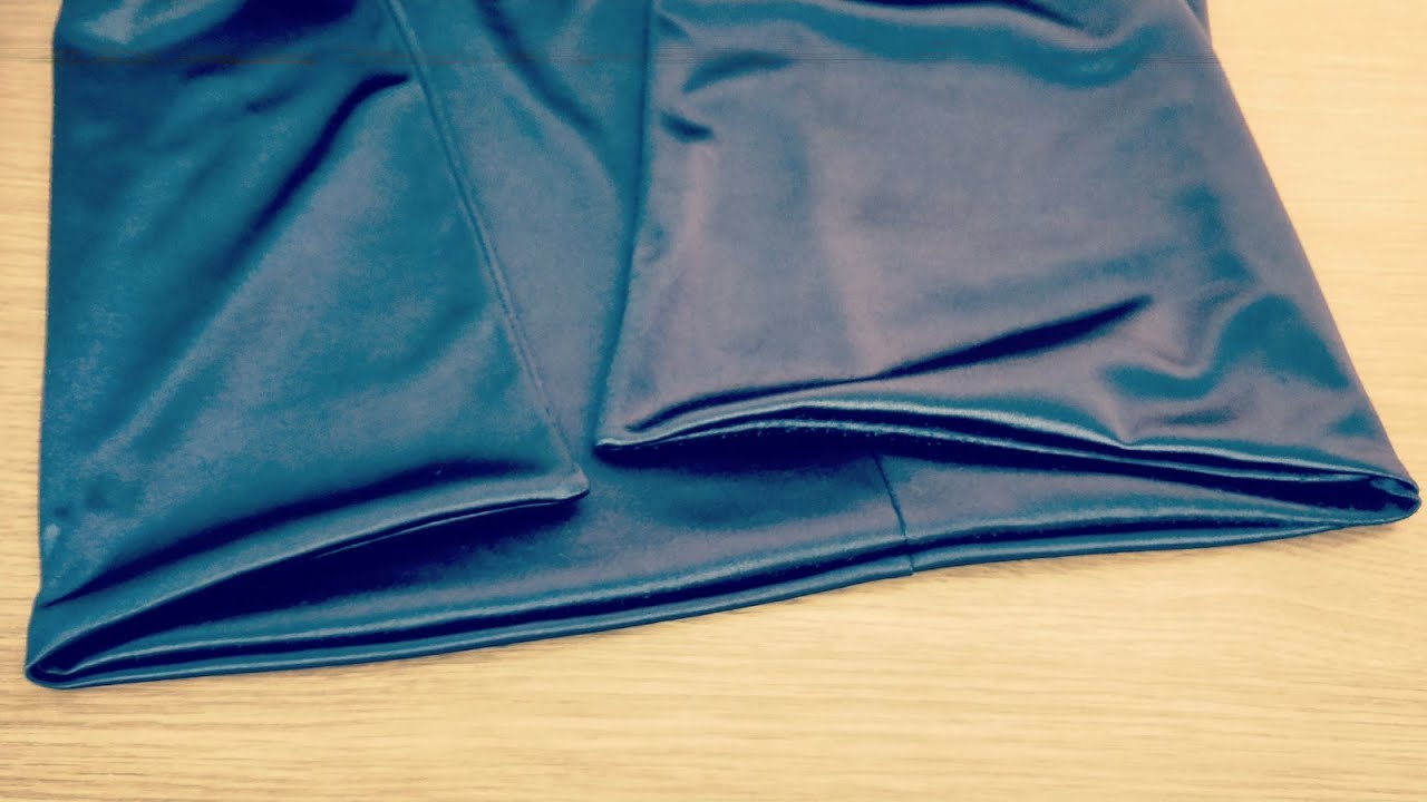 How to sew a reversible hem on a lined stretch formal dress