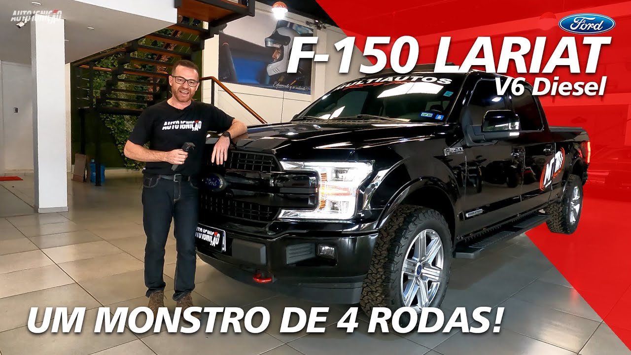 Pick-up FORD F-150 LARIAT V6 Turbo Diesel - Ela vem para o Brasil mesmo!