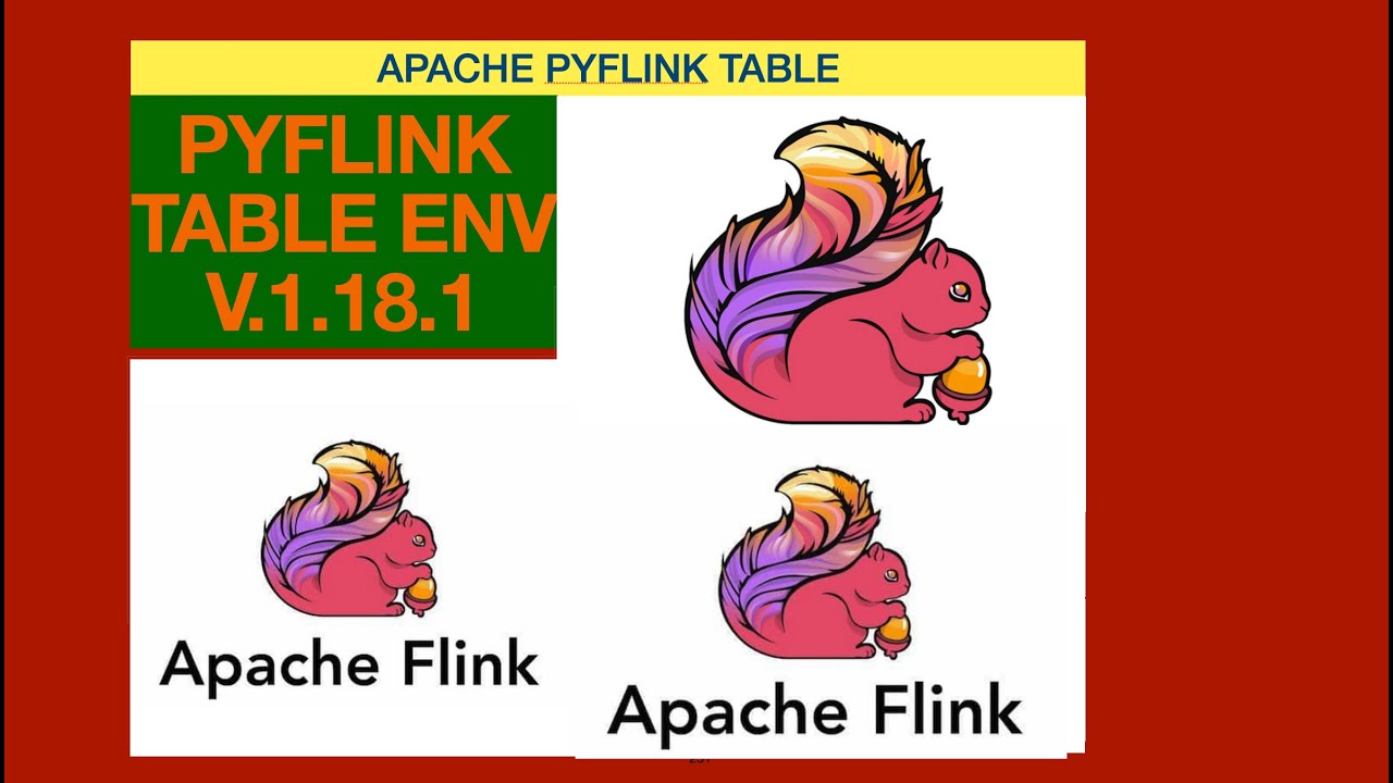 04 - Apache PyFlink  Table Environment Tutorial | PyFlink Tutorial