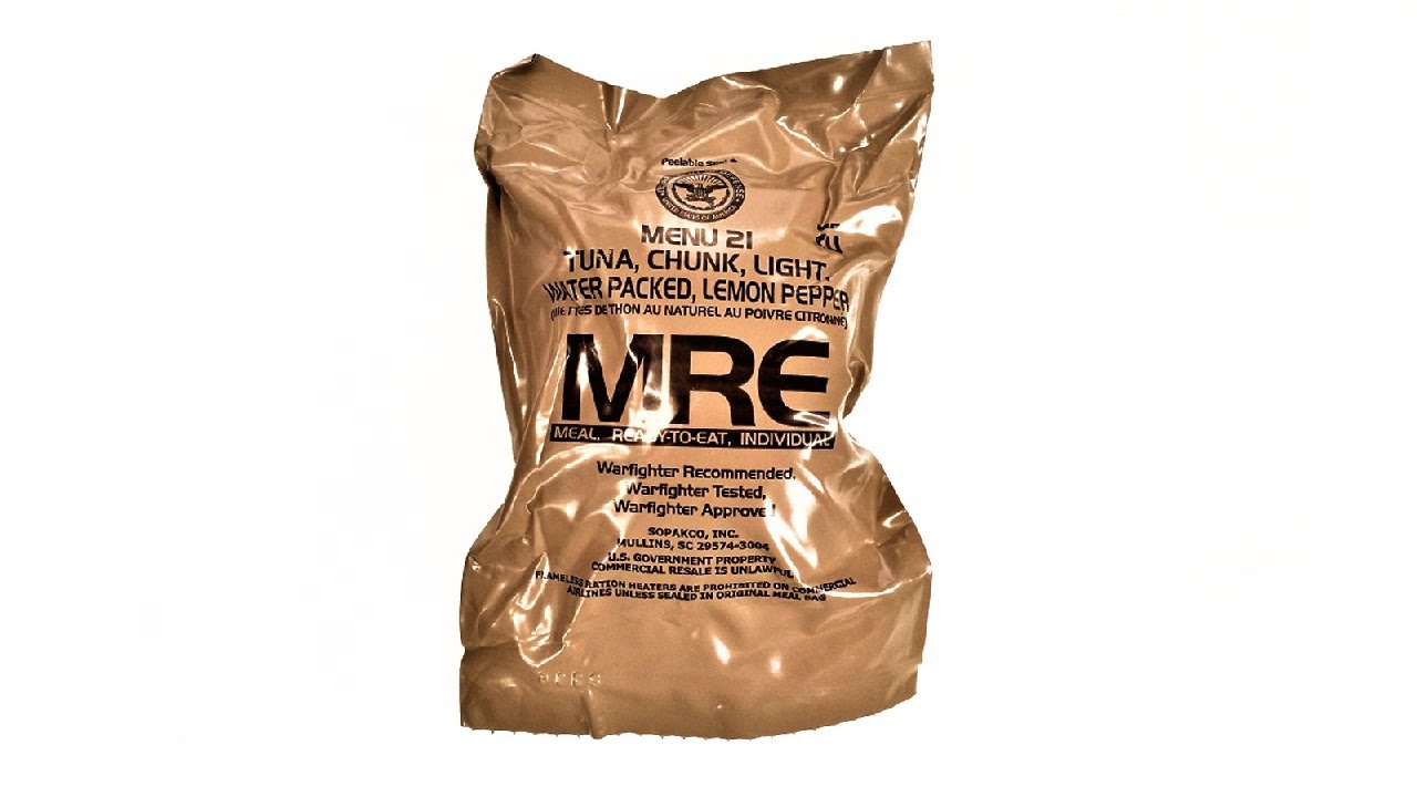 2021 Inspection US MRE Menu 21 Tuna Lemon Pepper - (Odd Combination) - 2018 Packed