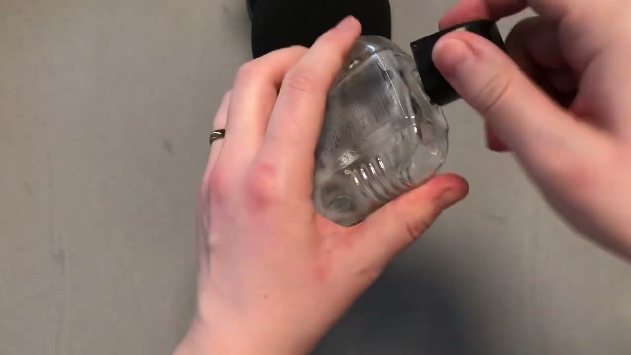 Fast Cologne Bottle ASMR: Tapping, Liquid Sounds, Scratching (No Talking)