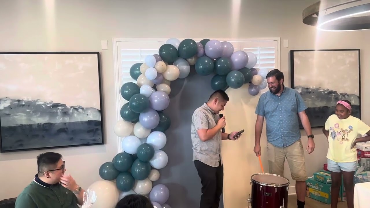 Whitney Houston Drum Challenge (Kelly & Matt’s baby shower)