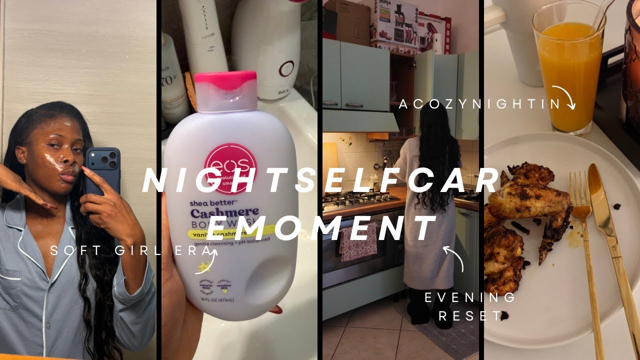 EVENING SHOWER ROUTINE | Self-Care + Fresh Cashmere Scent + skincare reset.. 