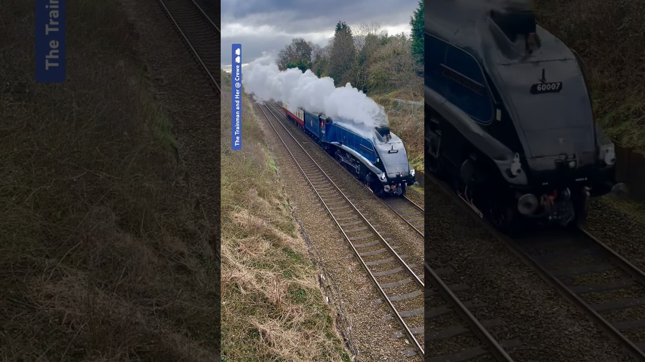 Locomotive Services Limited. 60007 &ldquo;Sir Nigel Gresley&rdquo; Test Run @ Crewe. 🚂🚂