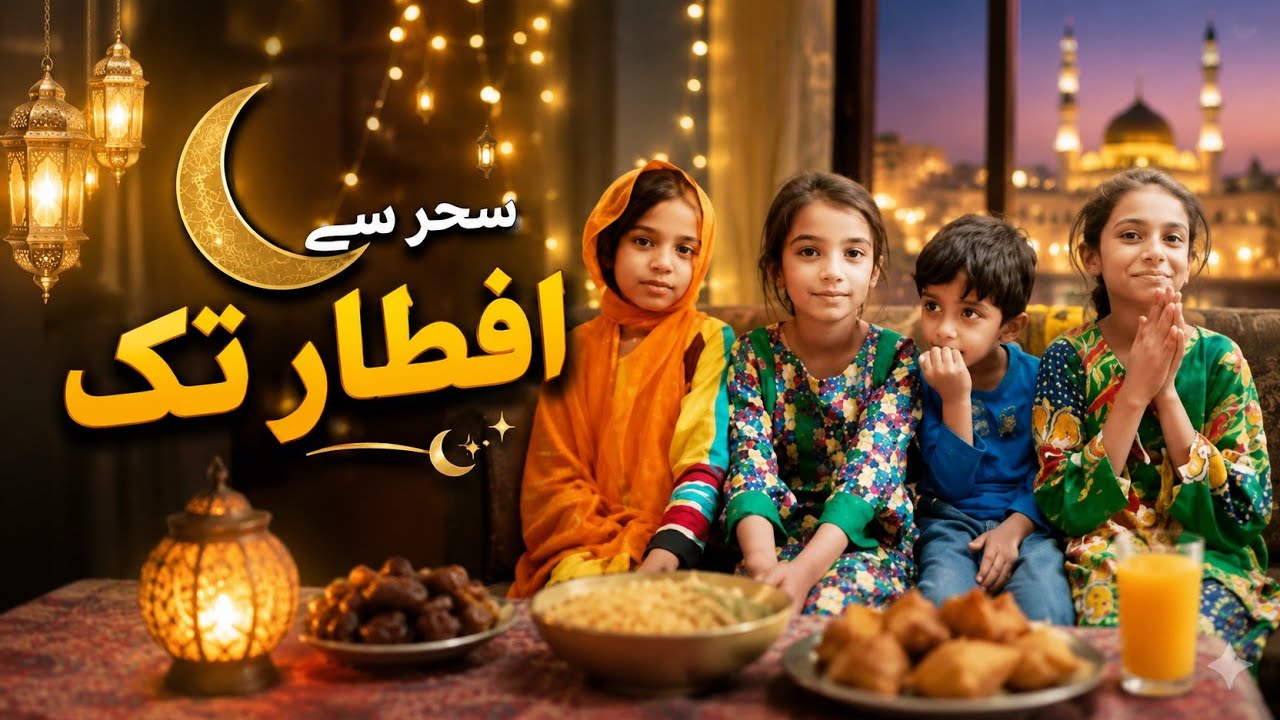 سحر سے افطار تک 🌙✨
