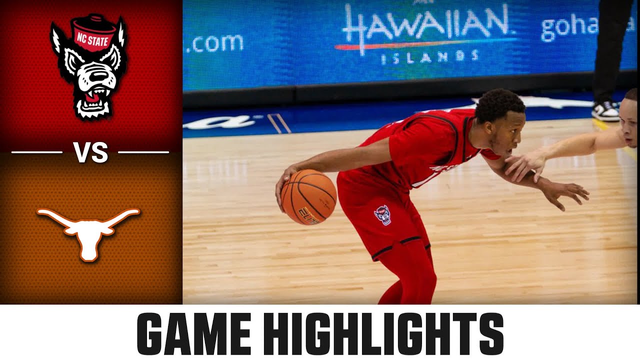 Texas vs. NC State Game Highlights | 2025-26 ACC Men's Basketball