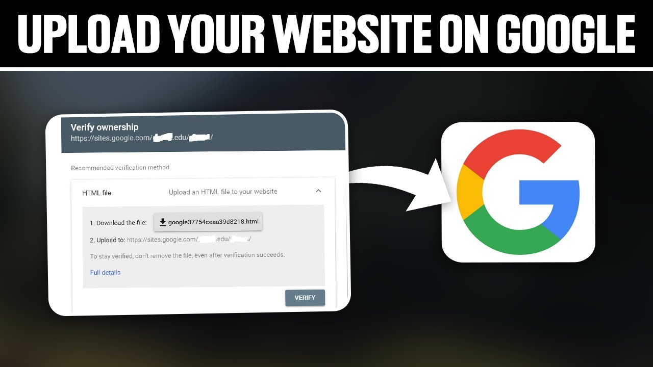 How To Upload Your Website On Google For Free ! (Full Tutorial)