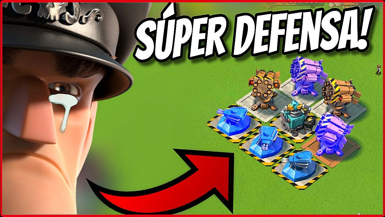 SÚPER DEFENSA v.s HAMMERMAN // BOOM BEACH 2021