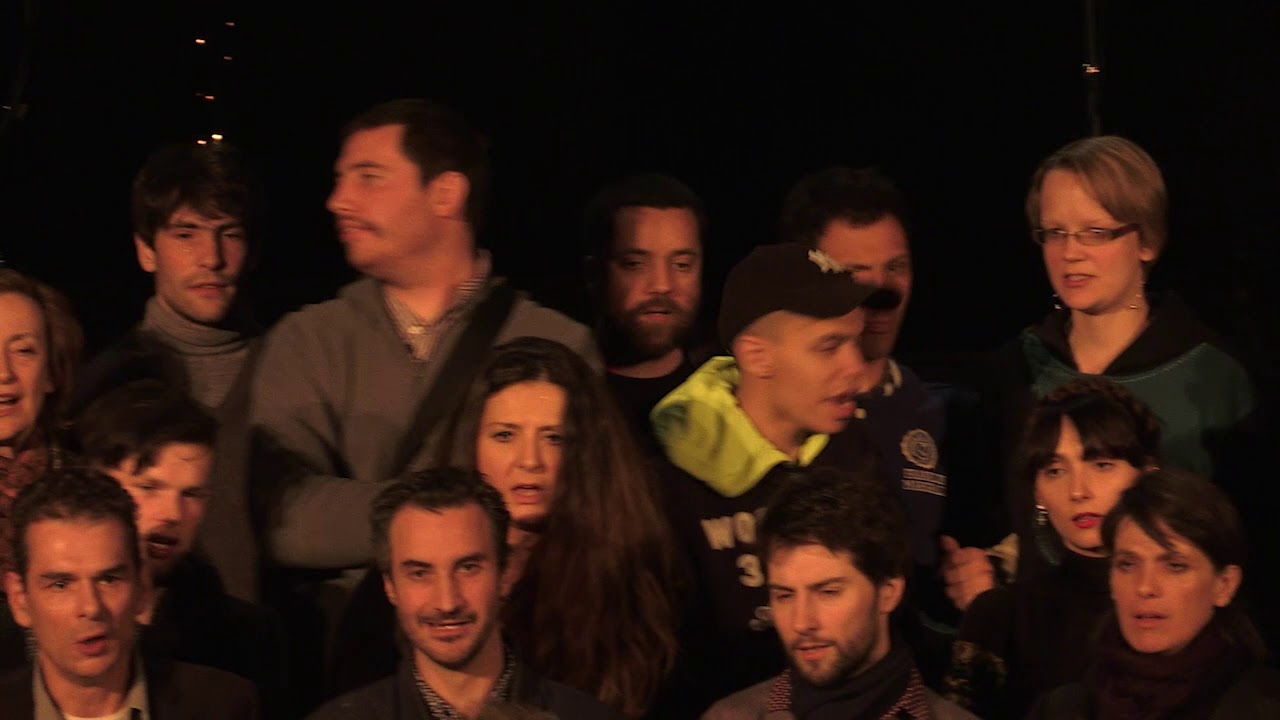 Phil Minton's Feral Choir 08/04/15 Paris, église St Merry,  Sonic Protest