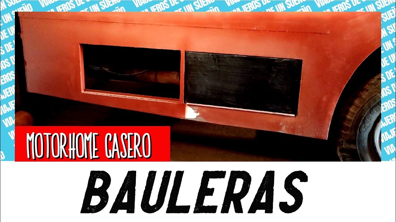 BAULERAS EN MOTORHOME. En este episodio les mostramos como hicimos las bauleras de nuestra casita