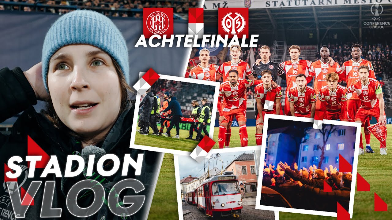 Unser erstes internationales Achtelfinale! 🎉 | Sigma Olmütz – Mainz 05 ⚽ Stadion-VLOG 📹 | 25/26