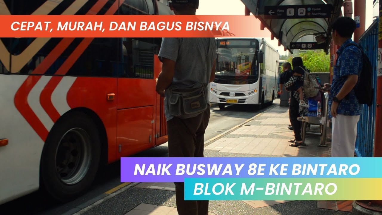 NAIK TRANSJAKARTA 8E KE BINTARO | BERAGAM JENISNYA | ALIEFFEA