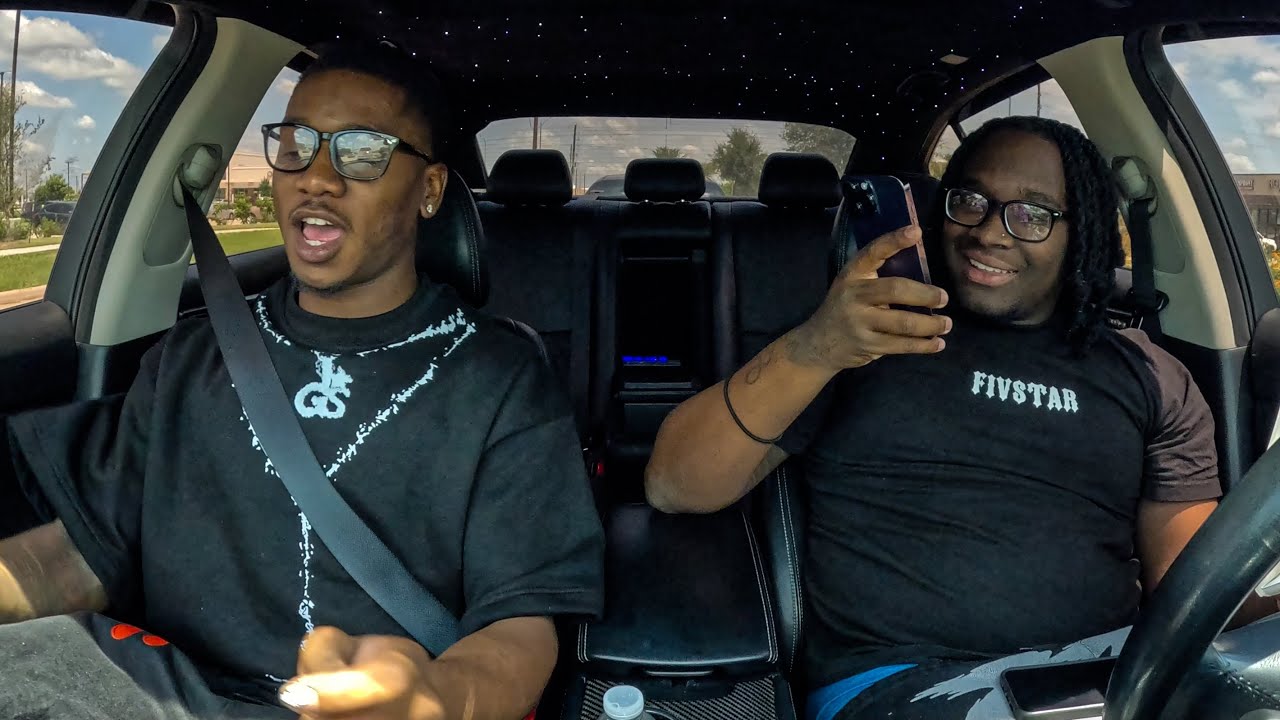 ACTING LIKE IM FROM CHIRAQ WHILE IN THE CAR WITH VON...