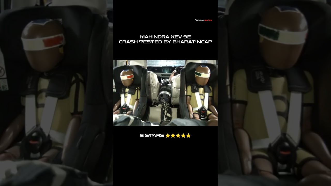 Mahindra XEV 9E 🚗🔥 | 5-Star Bharat NCAP Crash Test | Ultimate Safety! 🛡️🚀