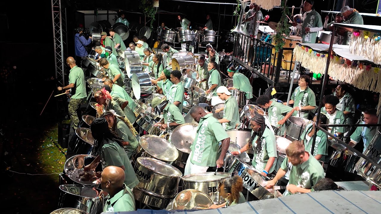 EBONY STEEL BAND  (VIEW FROM THE STAGE) UK National Panorama 2024 steel pan competition