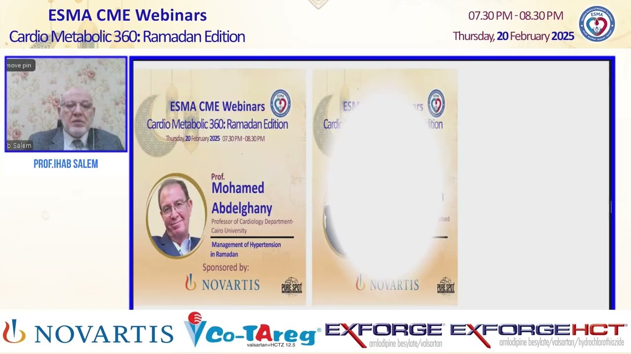 Prof. Ihab Salem - Diabetes and Ramadan - Cardiometabolic 360 - Ramadan Edition 