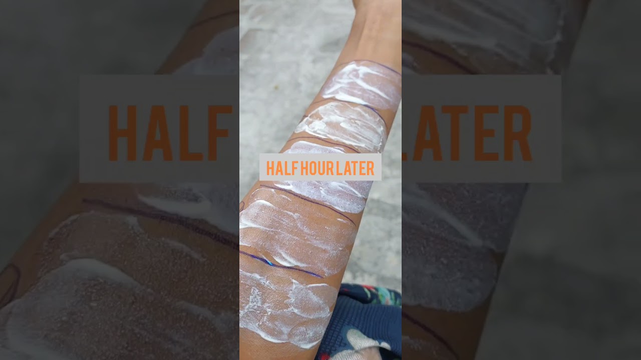 Sunscreen Testing,Top 5 sunscreen #Neutrogena #bellophotostable #kaya #sunstop #cuviaxl #skincare