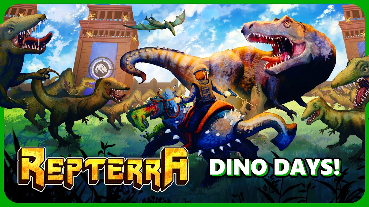 DEFEND AGAINST DINOSAUR HORDES IN NEW RTS! Repterra Demo