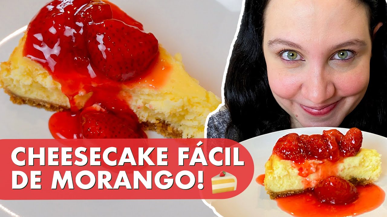 CHEESECAKE DE MORANGO DA CHEESECAKE FACTORY! | RECEITAS DE VIAGEM