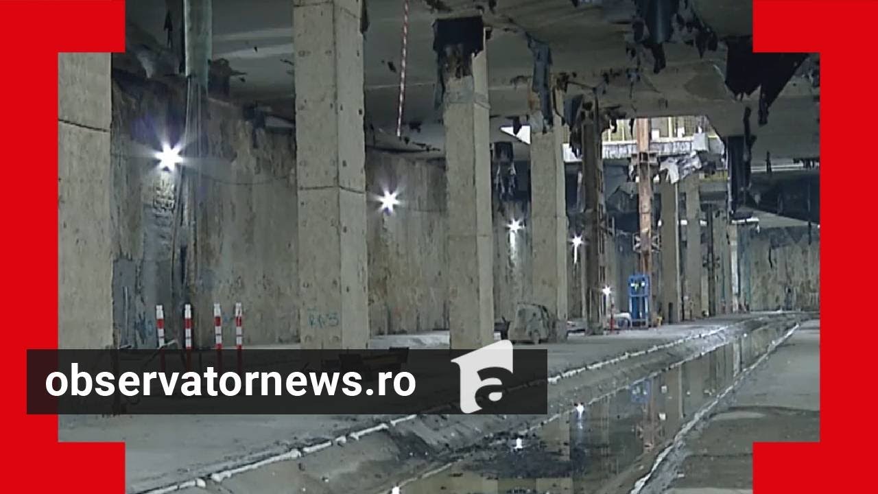EXCLUSIV. Imagini cu lucrările la metroul spre Otopeni. Cârtiţa Sfânta Maria a ajuns la Gara Băneasa