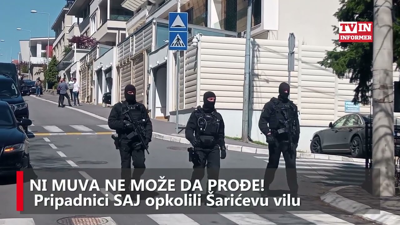 NI MUVA NE MOŽE DA PROĐE! Pripadnici SAJ opkolili Šarićevu vilu