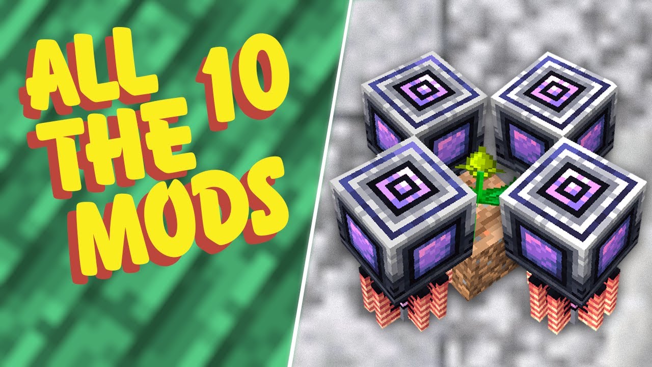 All The Mods 10 EP11 FAST Mystical Agriculture Crop Setup
