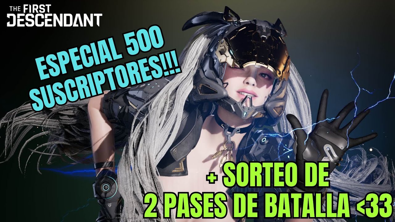 ESPECIAL 500 SUSCRIPTORES + SORTEO DEL CANAL