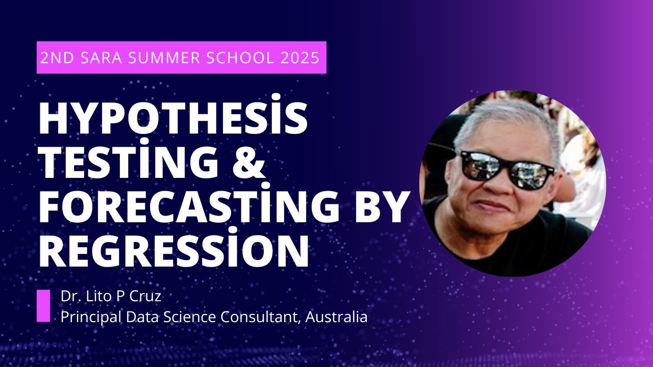 Dr. Lito P Cruz | Hypothesis Testing using R | 2nd SARA Summer School