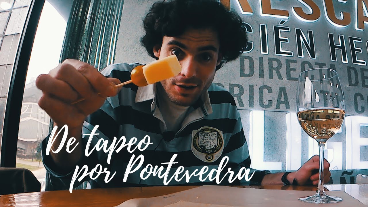 Probando las tapas en Pontevedra (Galicia)