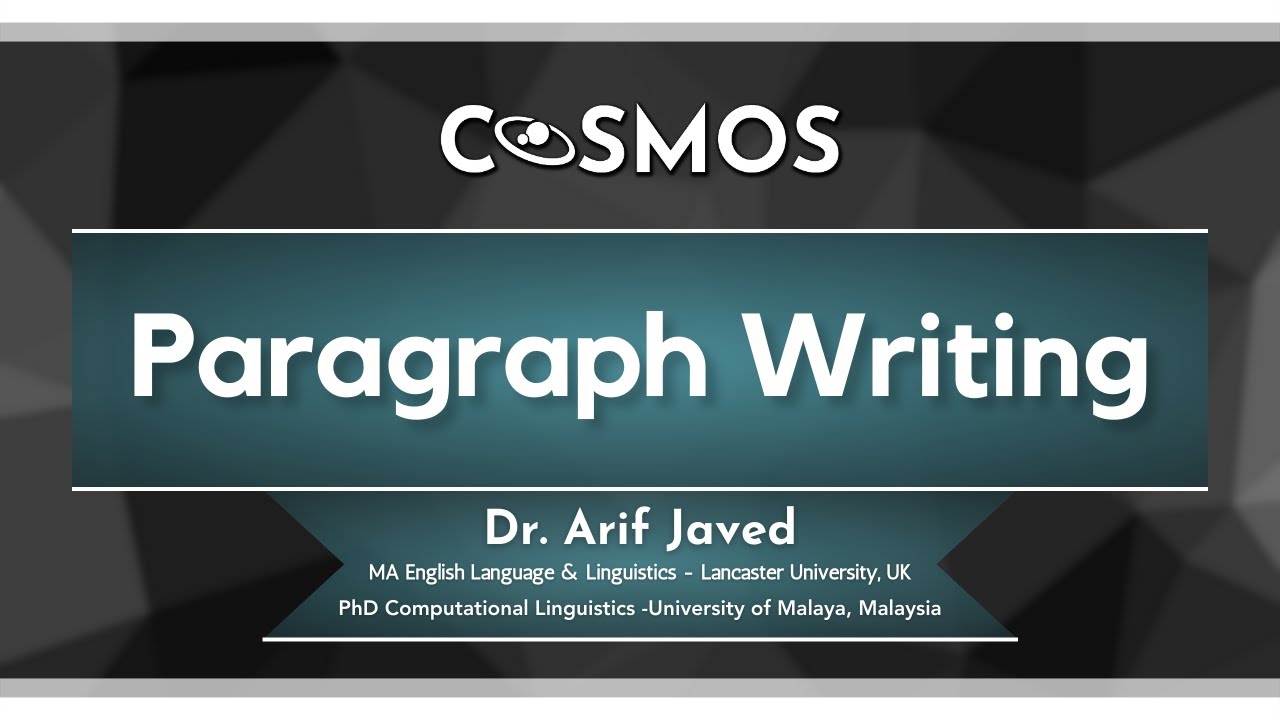 Learn Paragraph Writing with Dr. Arif Javed
