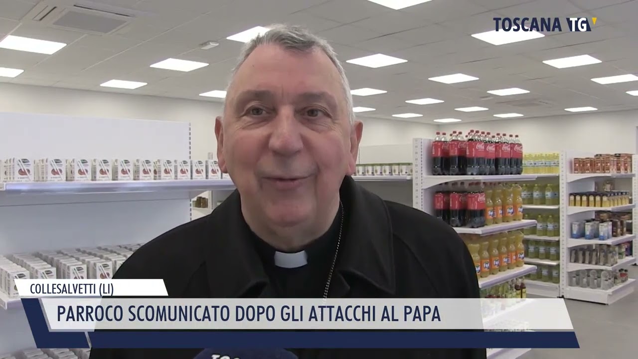 2024-01-02 COLLESALVETTI (LI) - PARROCO SCOMUNICATO DOPO GLI ATTACCHI AL PAPA