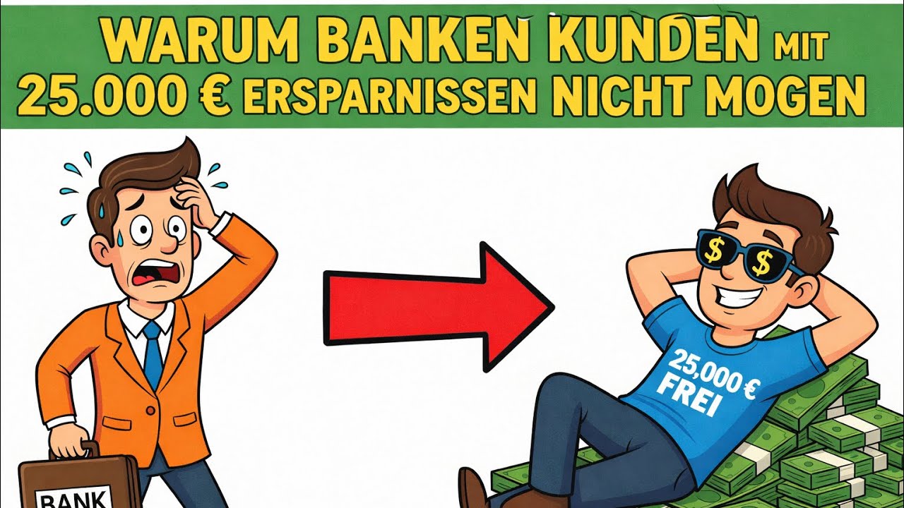 Warum Banken Menschen mit 25.000 € Ersparnissen fürchten