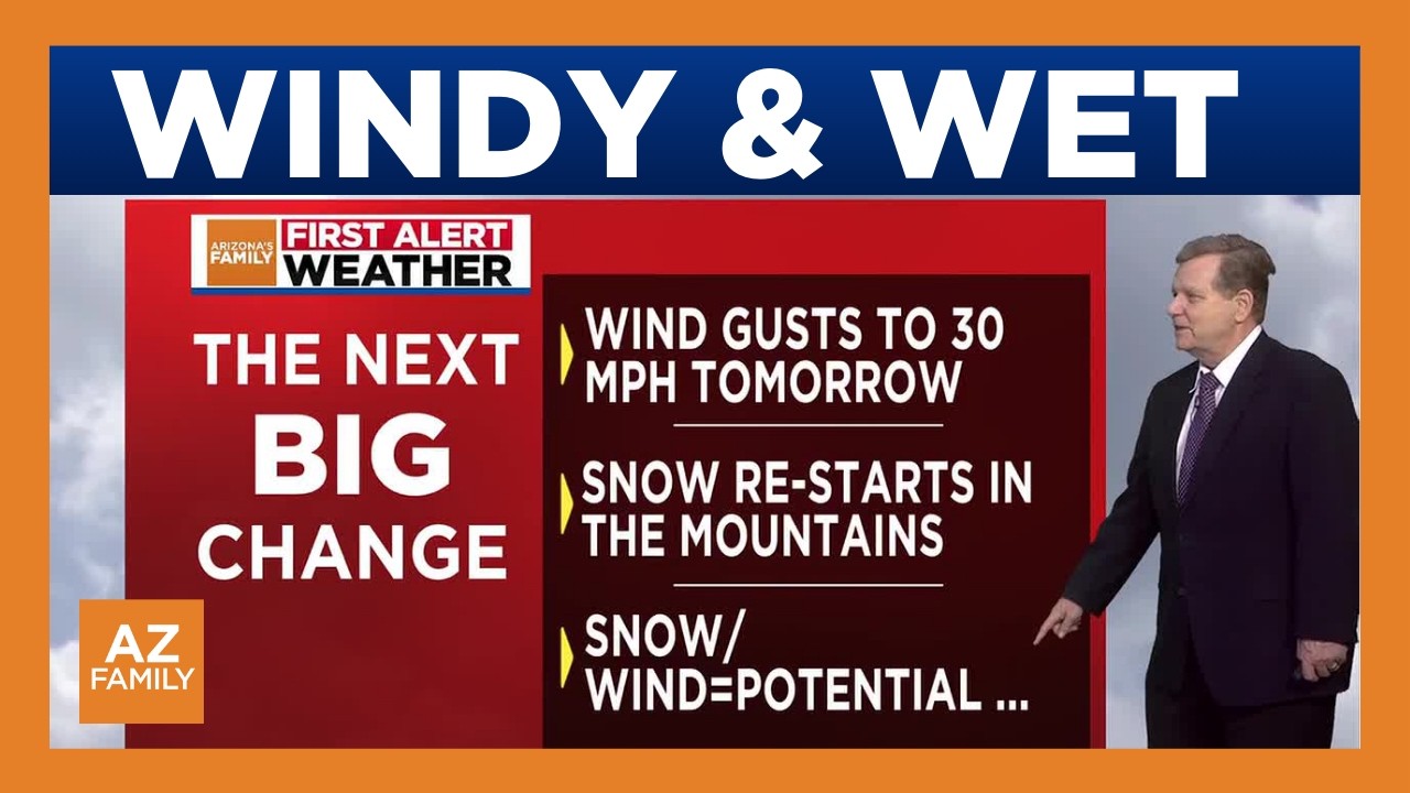 More rain, snow chances in store for Arizona this week