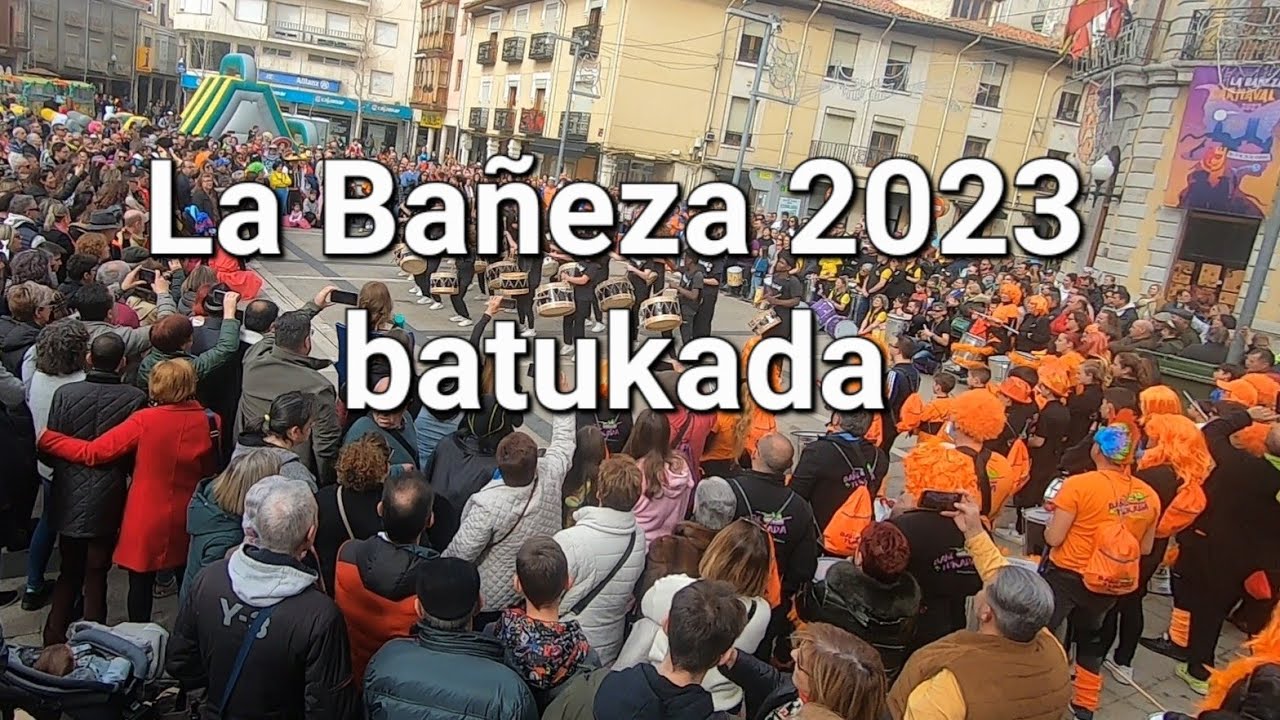 Porbatuka Almada. Carnaval de La Bañeza 2023, batukada #porbatuka.com