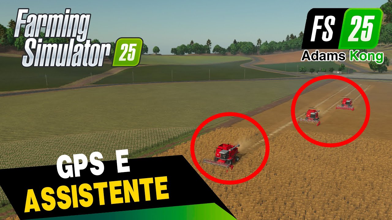 Como usar o GPS e o Assistente de direção no FS25 | FARMING SIMULATOR 25