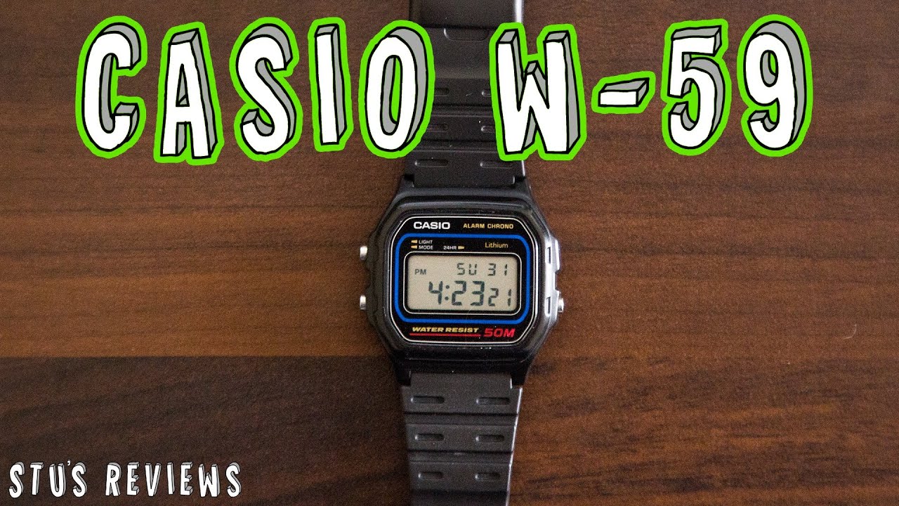 Casio W59 Review - The Best Retro Indestructible Watch