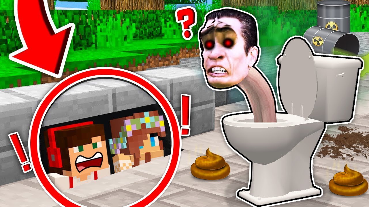 NAJLEPSZA KRYJÓWKA PRZED SKIBIDI TOILET 99.99% SKUTECZNA W MINECRAFT?! GPLAY & LUMI