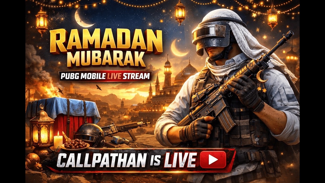 The king is  Live Now | RAMADAN MUBARAK | PUBGMOBILE!🔥