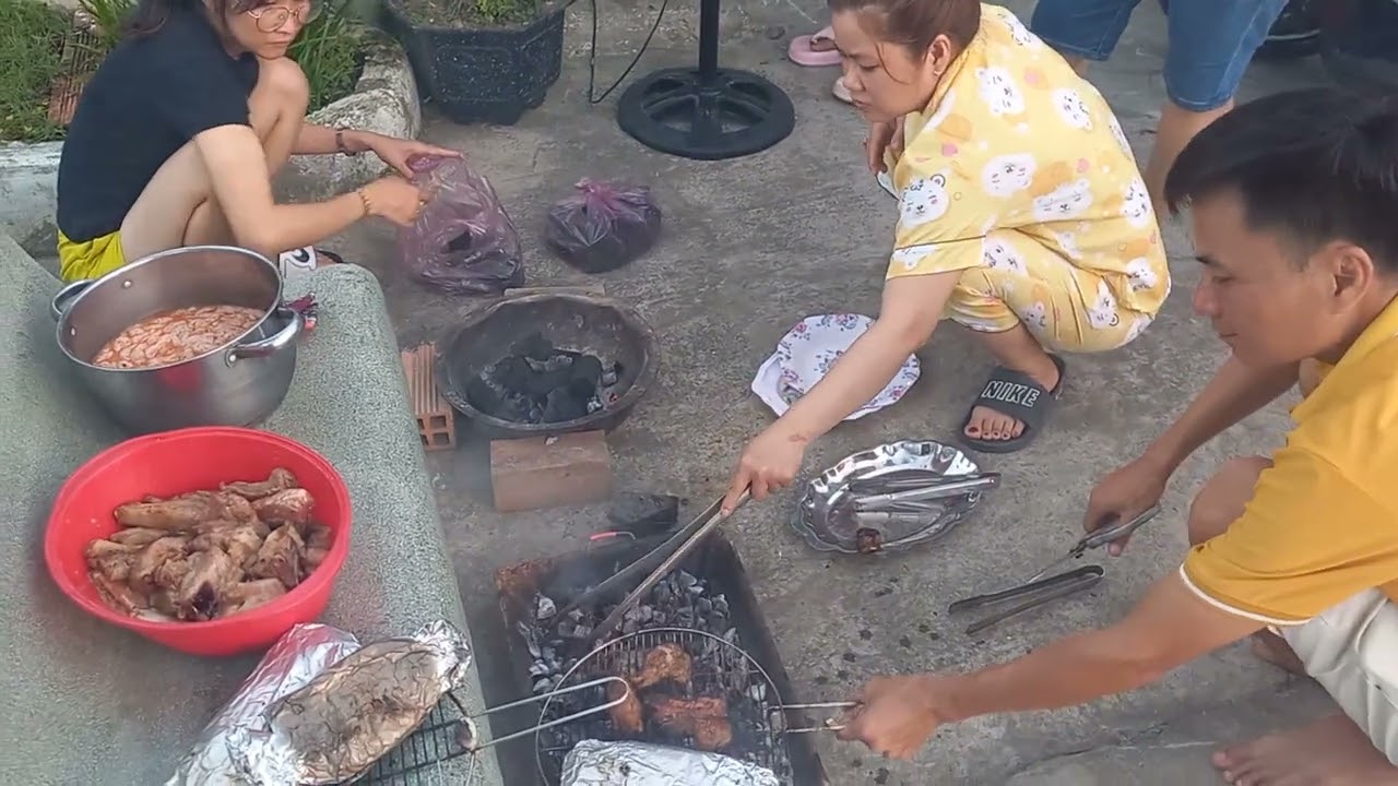 BBQ mùng 4 Tết quê vợ 🎆🎆🎆