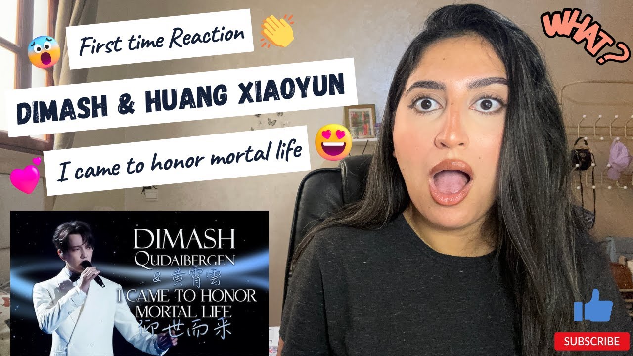 THIS IS MAGICAL ! Dimash & Huang Xiaoyun «I Came To Honor Mortal Life» First time REACTION/REVIEW