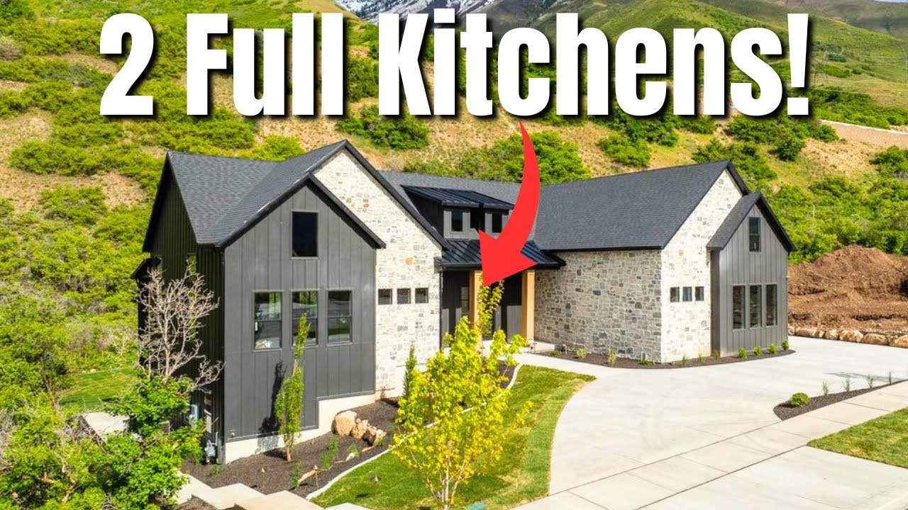 GORGEOUS Custom Home Design w/ 2 Kitchens Unlike Anything I’ve Seen