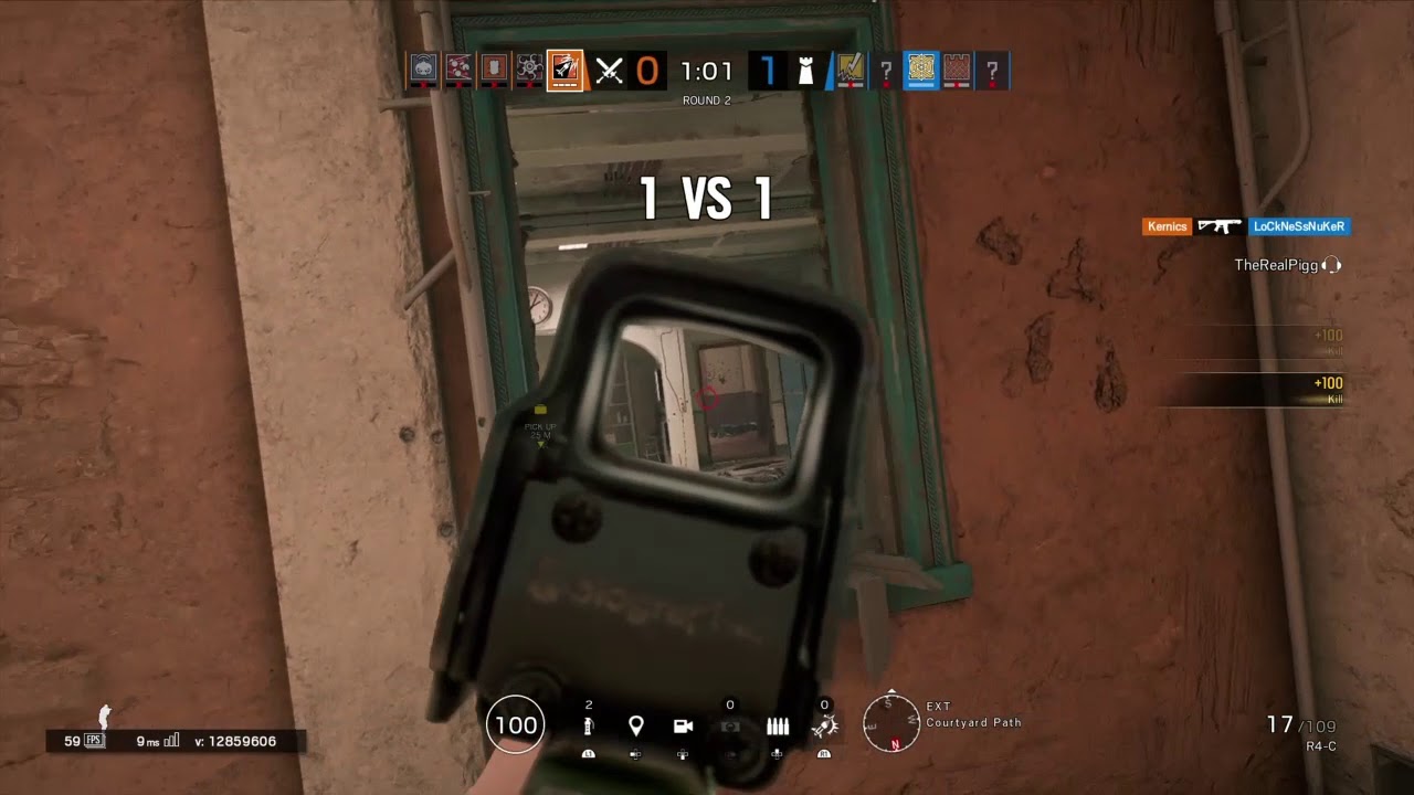 Bro IM INSANE 1v4 r6tab Kernics PS4 Diamond  - RainbowSixSiege