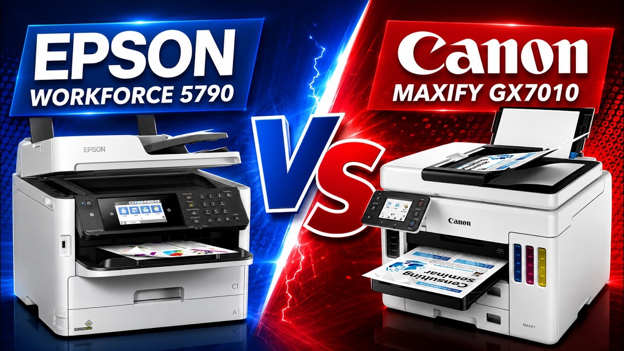 CANON GX7010 vs EPSON WORKFORCE 5790