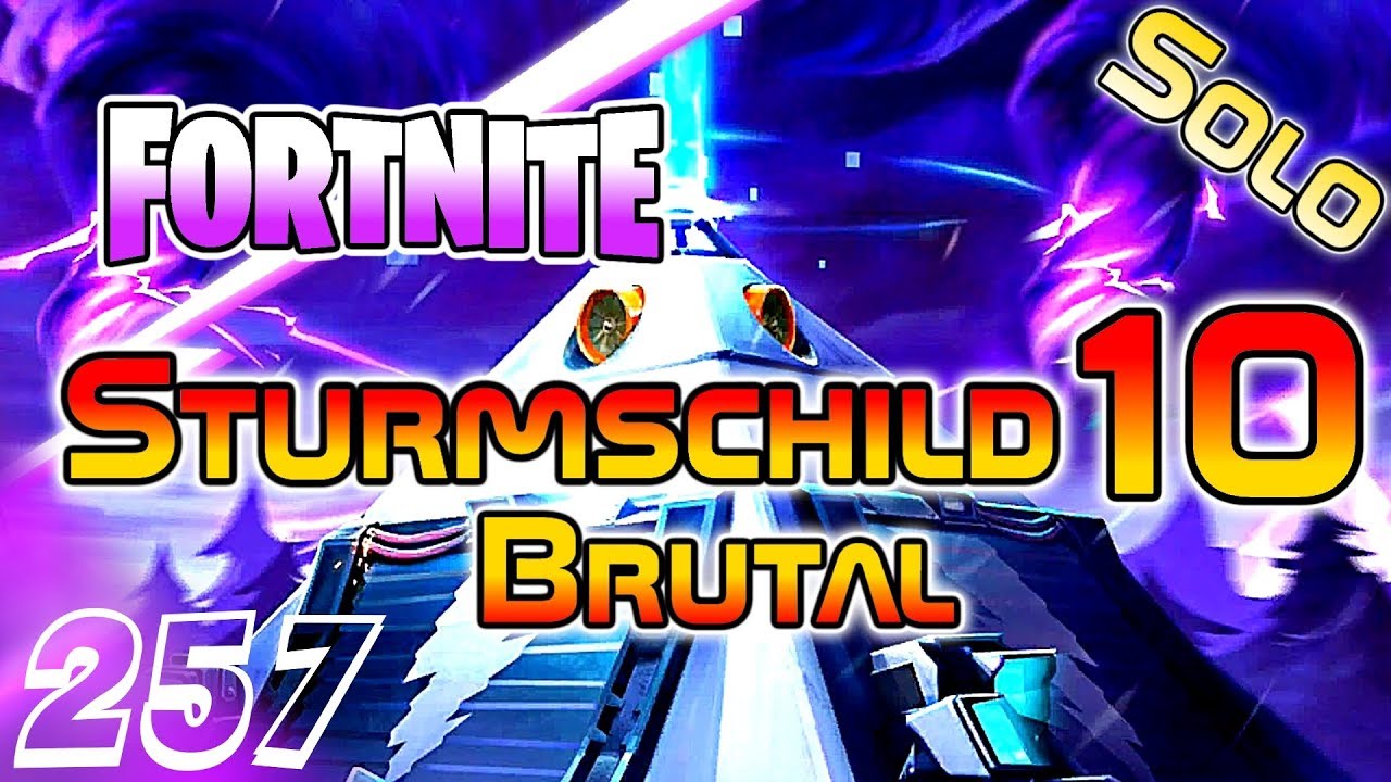 FORTNITE ⚡ Rette die Welt - Sturmschild Verteidigung 10 Brutal #257 ⚡ Let's Play FORTNITE MaikderIV