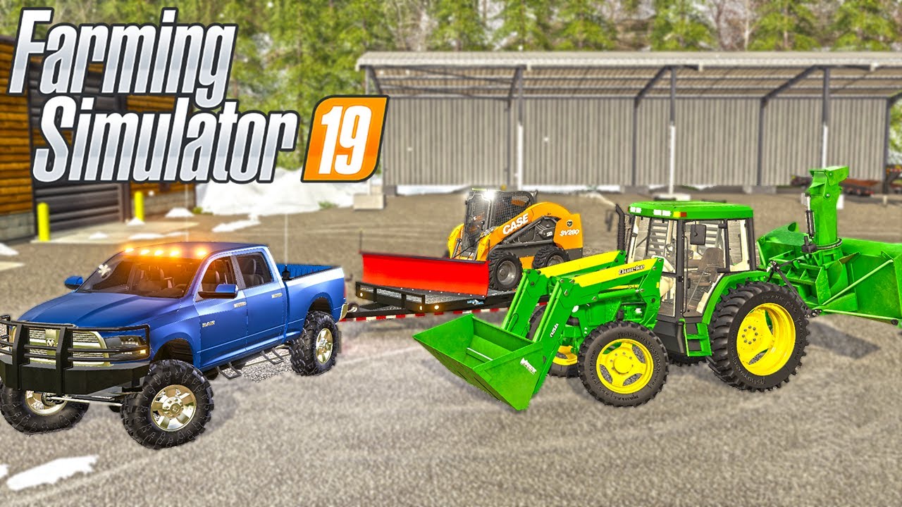 WE BOUGHT 500,000$ IN NEW SNOW REMOVAL EQUIPMENT | (ROLEPLAY) FARMING SIMULATOR 2019