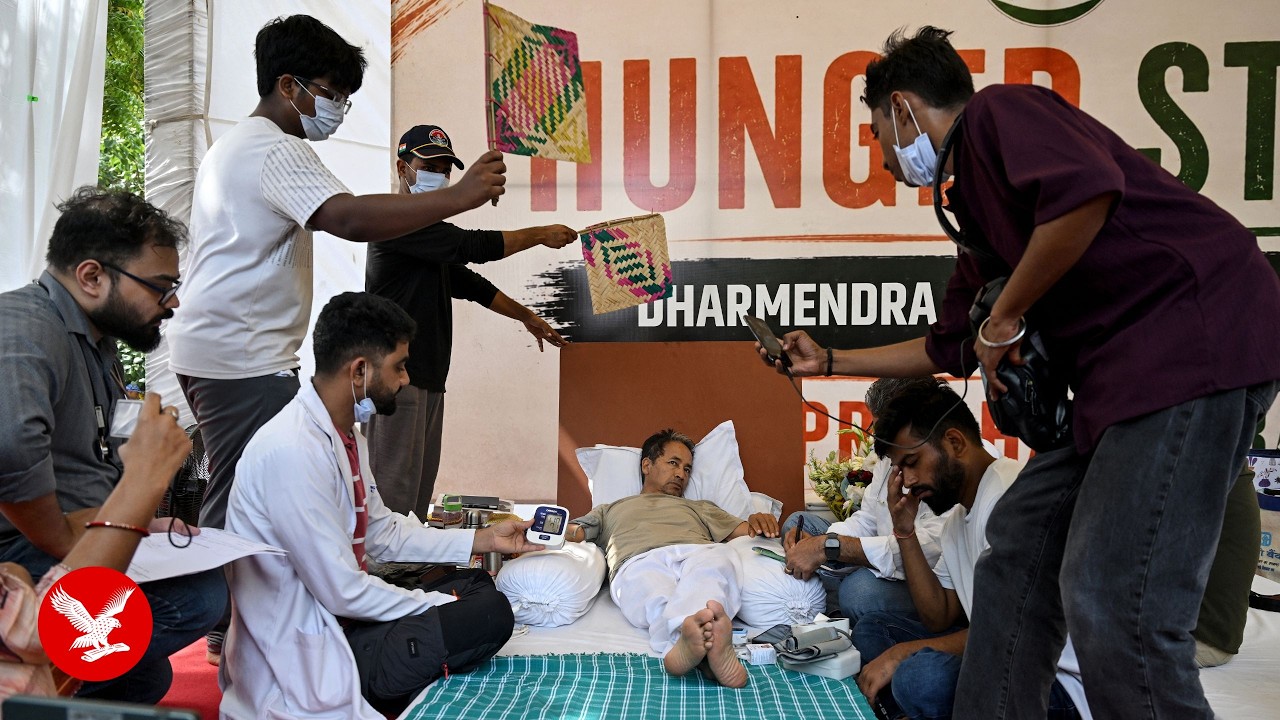 Indian police remove hunger-striking activist Sonam Wangchuk from protest site