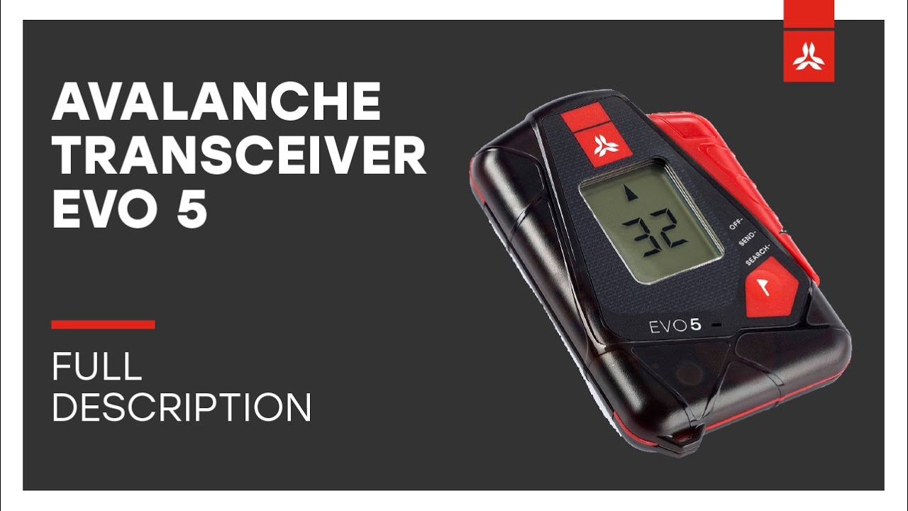 EVO5 | The essential Arva avalanche transceiver for hikers and mountaineers