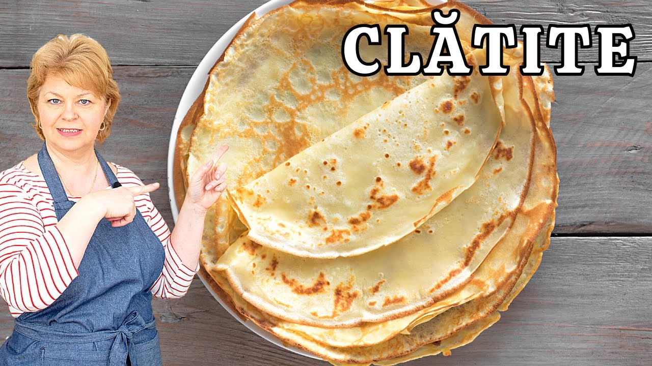 CLĂTITE pentru începători, studenți și copii singuri acasă 😅 Rețeta clasică, cu 3 ouă.